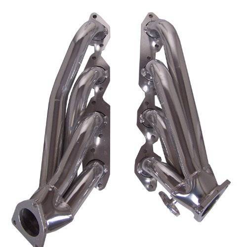 Gibson 01-03 Chevrolet Silverado 3500 Base 8.1L 1-3/4in 16 Gauge Performance Header - Ceramic Coated thumbnail 4