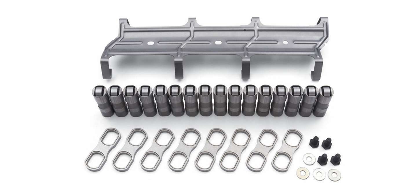 Chevrolet Performance 12371042 Lifter Kit, Hydraulic Roller, Lifter Guides / Spider / Hardware, Small Block Chevy, Kit