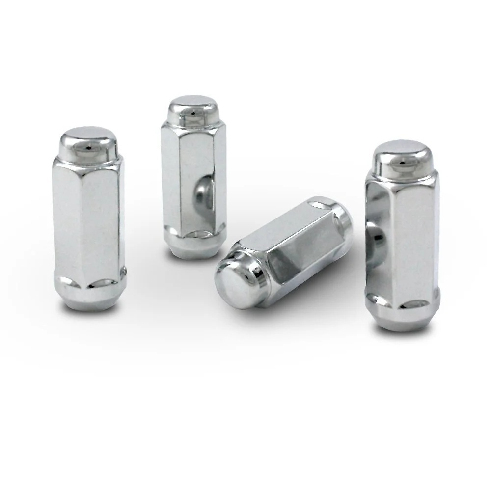 4 Lugnuts 9/16in Duplex Acorn Extra Long