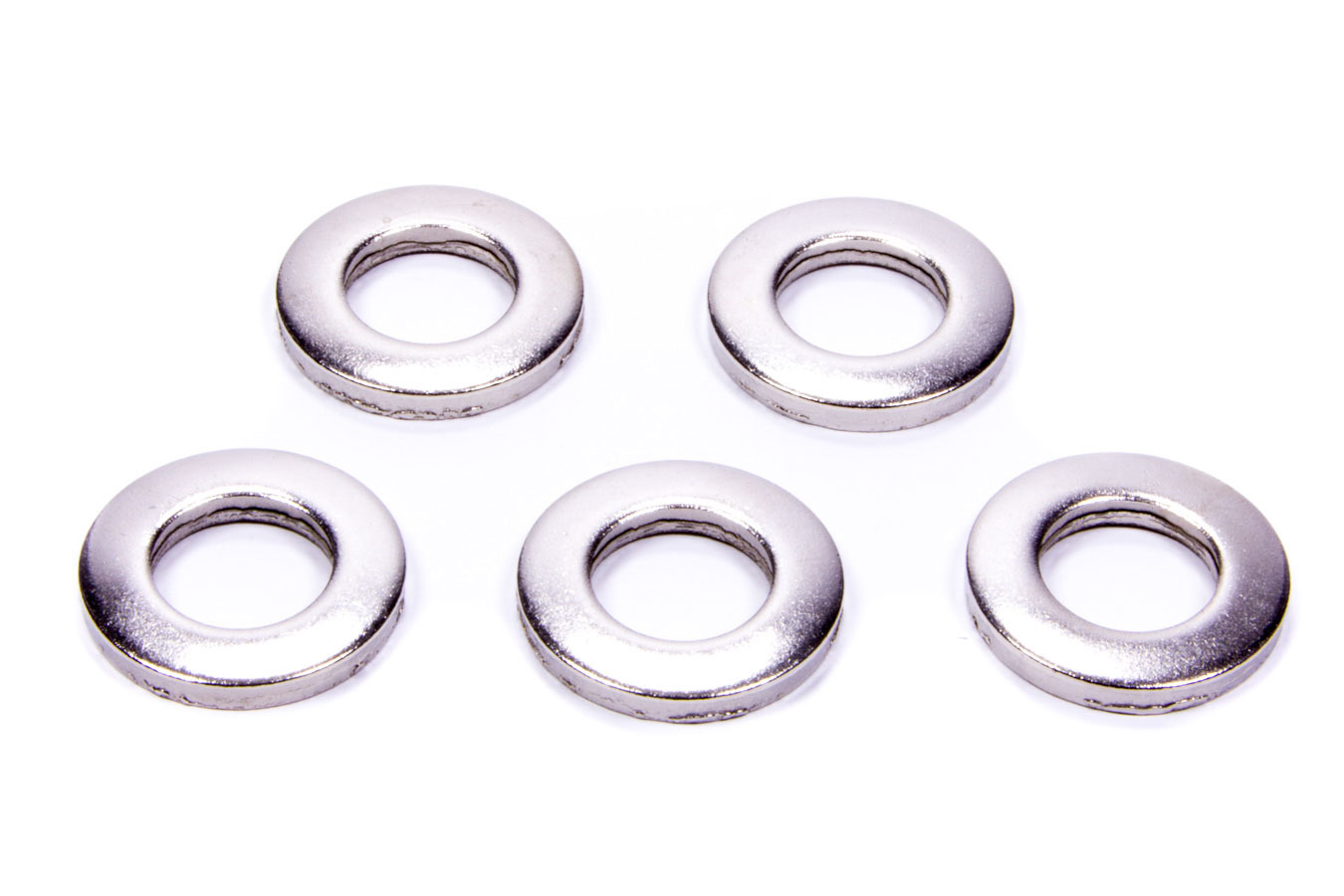 Wheel Washer - 0.695 in ID - 1.25 in OD - Steel - 0.157 in Thick - Chrome - Gorilla Cragar Center Lug Nuts - Set of 5