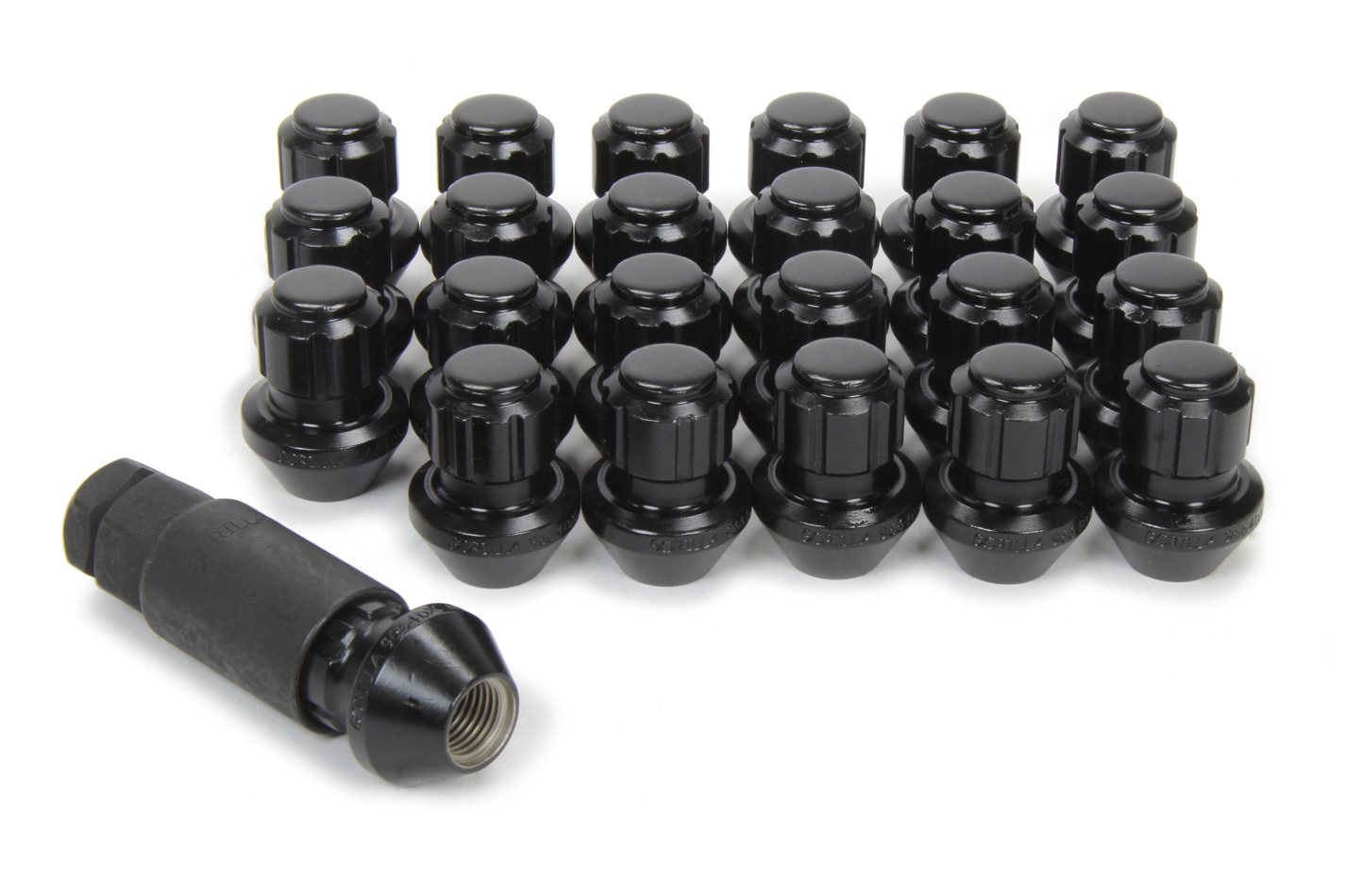 GORILLA Lug Nut and Lock System 14mm x 1.50 Black P/N 96644BDX Skid Auto LLC