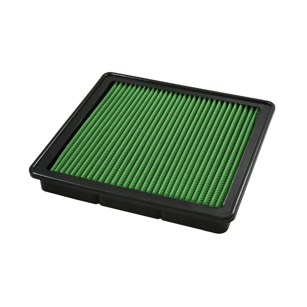 Green Filter High Performance Factory Replacement Air Filters 2404 Filter, Replacement, Panel, Woven Cotton, Green, Ford, 4.0L, 4.6L, Each thumbnail 2
