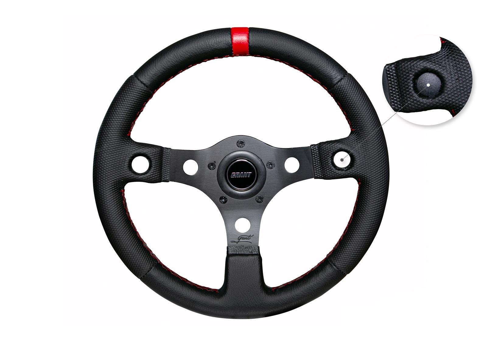 Grant 1079 Racing Steering Wheel Red Top Marker