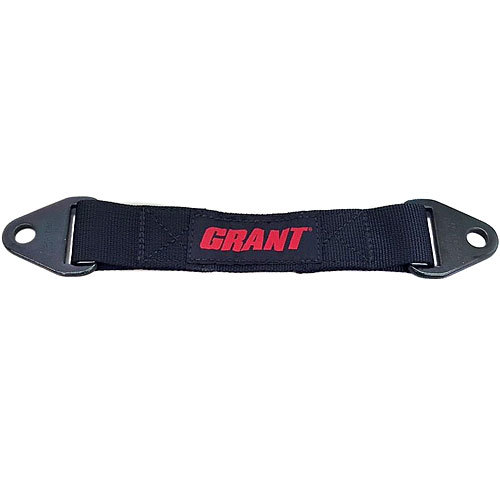 Grant 8612 Axle Strap, 2 in Wide, 12 in Long, Bolt-On / Wrap Around, Polyester, Black, Each