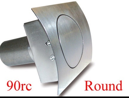 Round Fuel Door  Curved Surfaces
