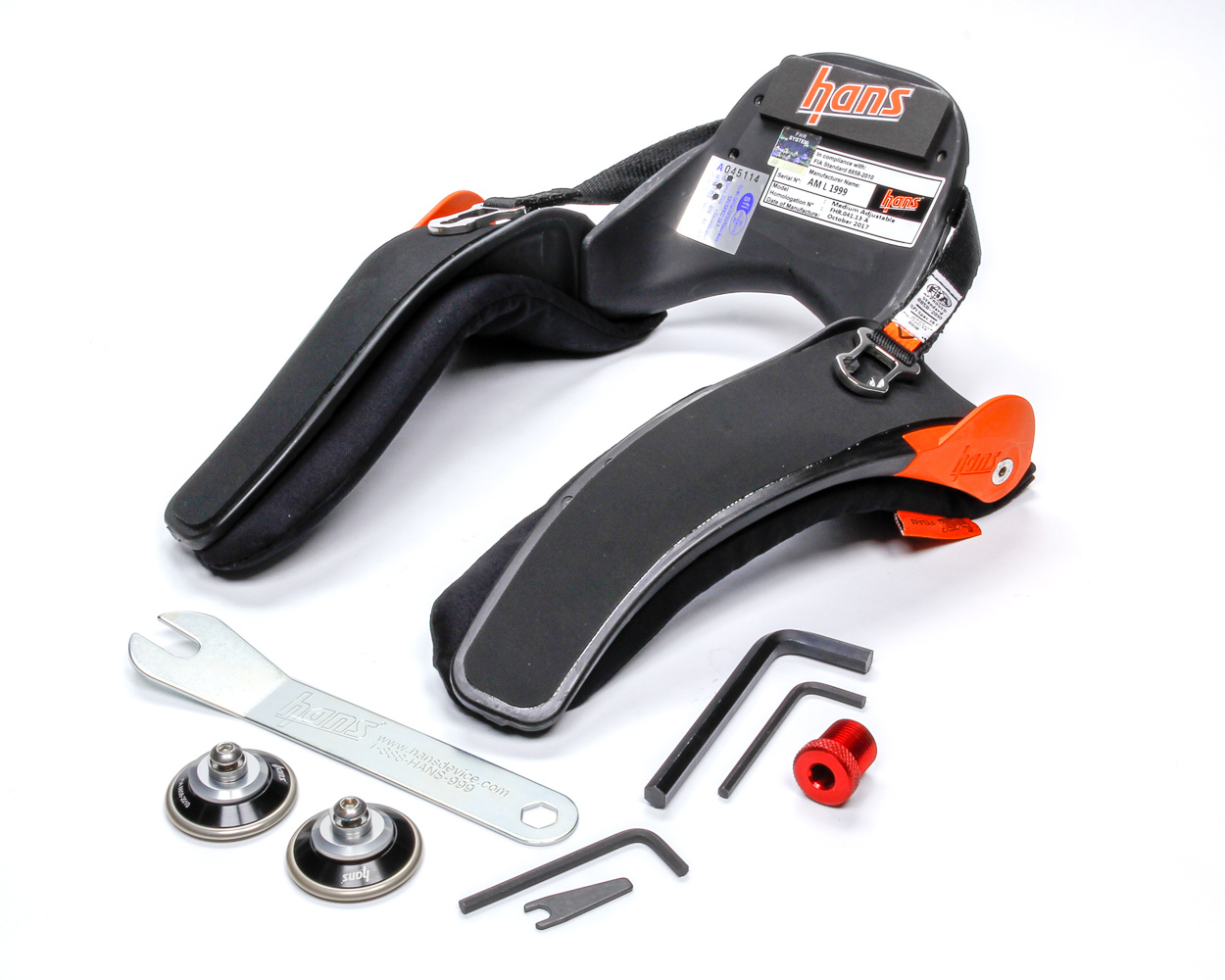 SA Helmet HANS Sport III Device- Medium Post Anchor SFI