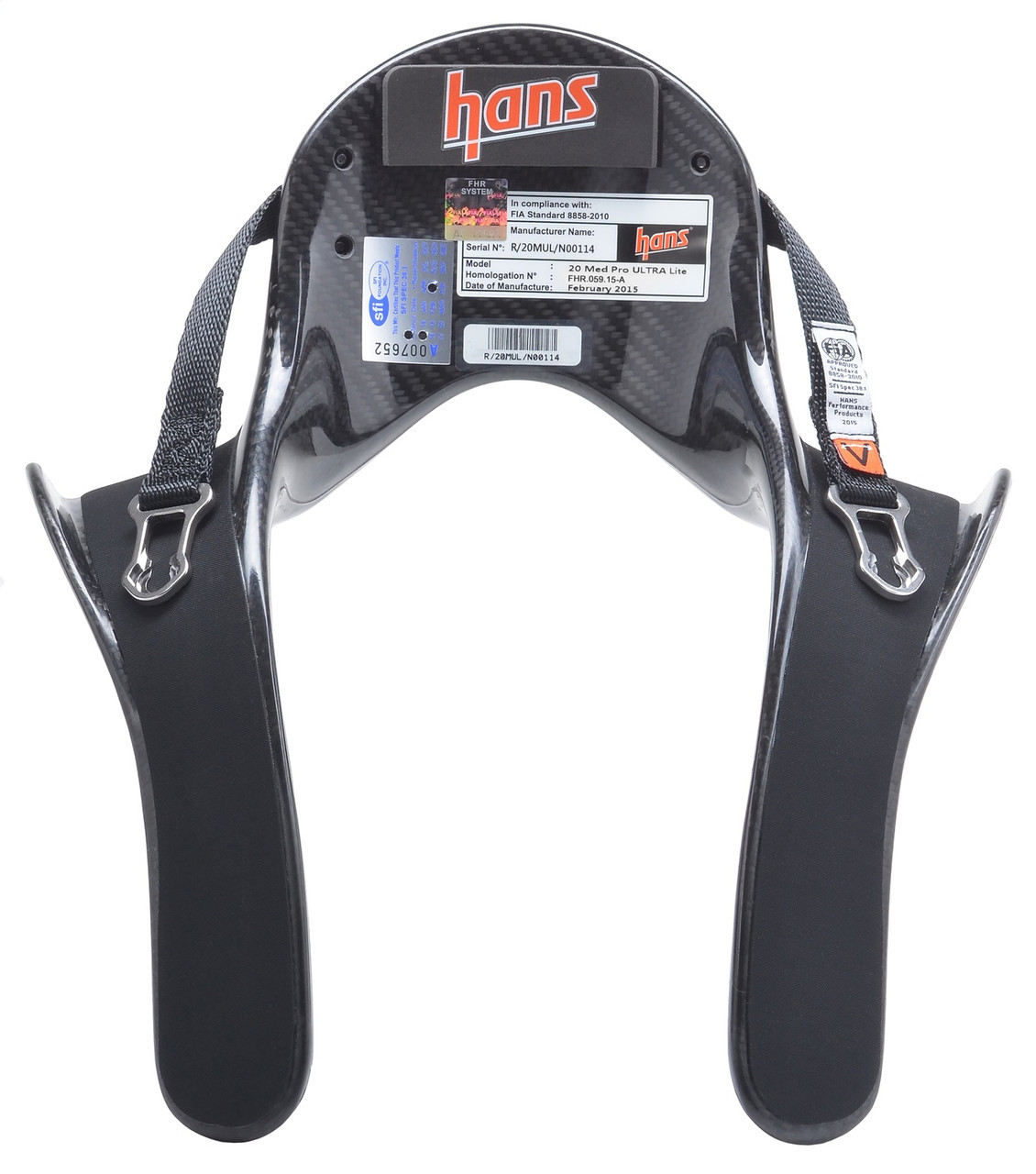 HANS — HANS Hans Pro Ultra LT 20deg Lrg PA FIA 8858