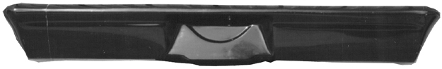 Bumper - Rear - Fiberglass - Black - GM X-Body 1968-72 - Each