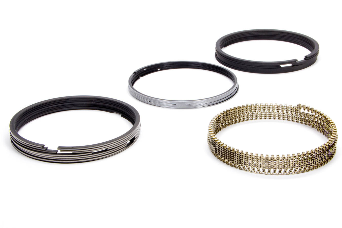 8 Cylinder Standard Tension 4.040 in Bore Kit Plasma Moly 1.5 x 1.5 x 3.0 mm Thick Piston Rings