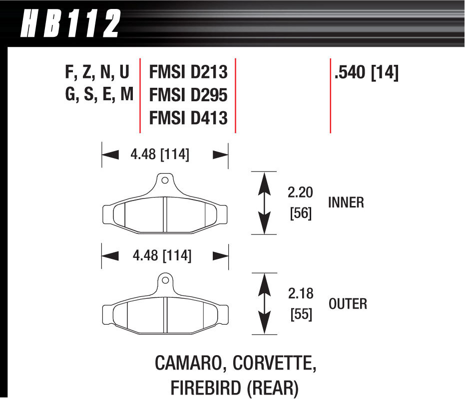 Performance Street Brake Pads (4)