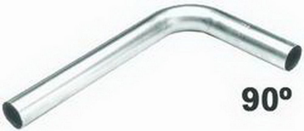 Hedman 90 Degree Mandrel Bends 1.625 Inch Steel Exhaust Pipe 12011 Tubing, Degree, Bend, 1 5/8 in. Diameter, 2 1/2 in. Radius, 18-Gauge, Steel, Each thumbnail 3