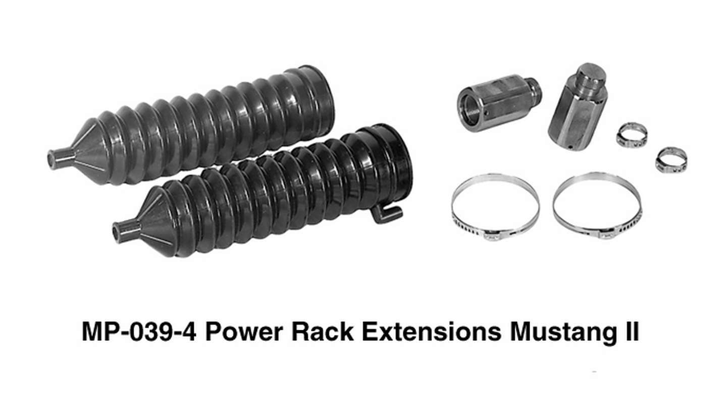 Heidts Rod Shop MP-039-4 Rack End Extension, 4 in Long, 14 mm x 1.50 Thread, Steel, Natural, Power Rack and Pinion, Kit