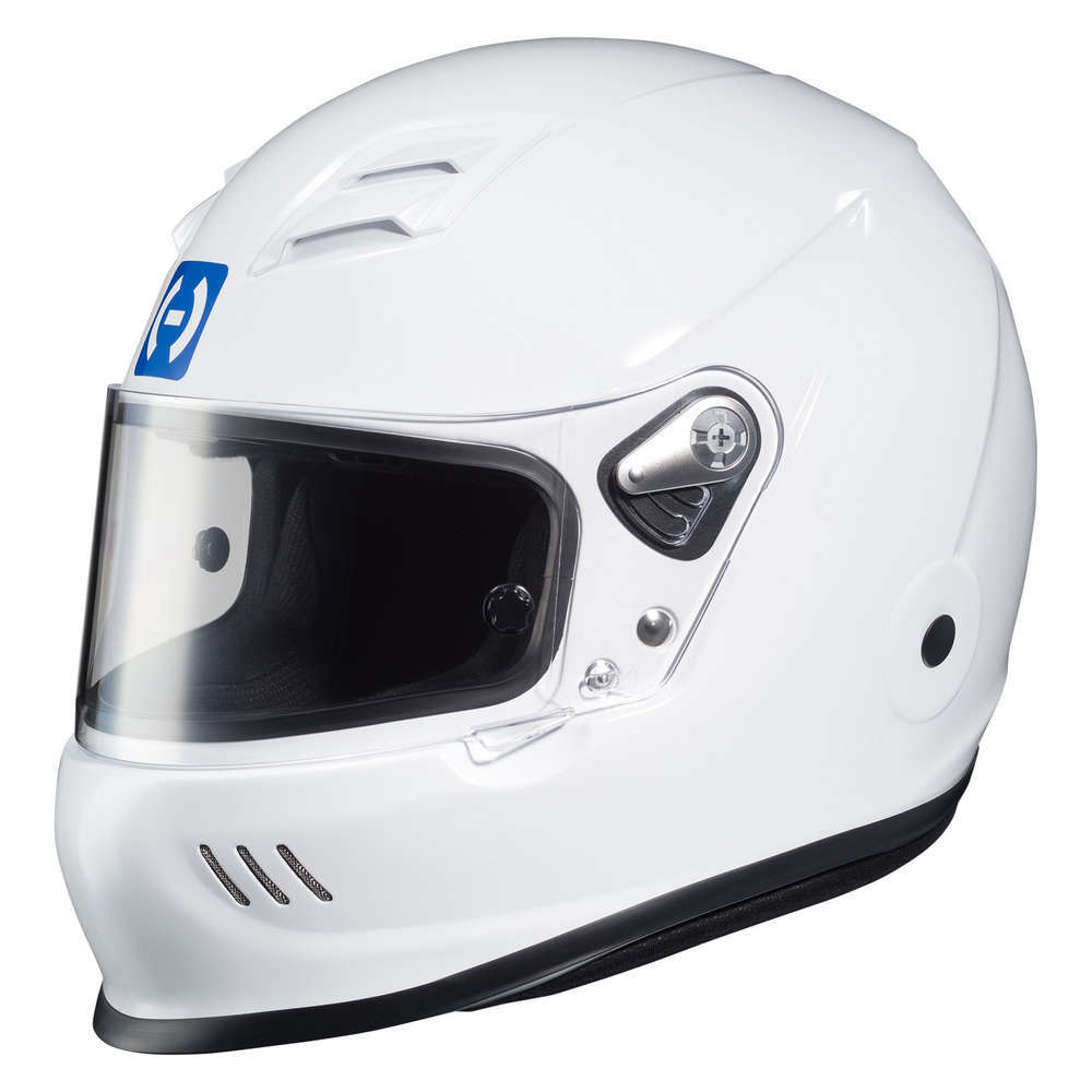 HJC Motorsports H70WXL20 Helmet, H70, Full Face, Snell SA2020, FIA Approved, Head and Neck Support Ready, White, X-Large, Each