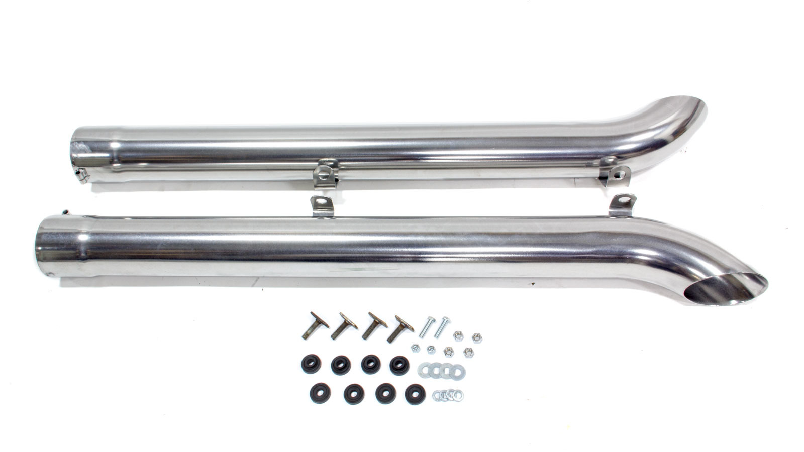 Patriot Exhaust H1165 Chrome Lake Pipe 4 Side Exhaust