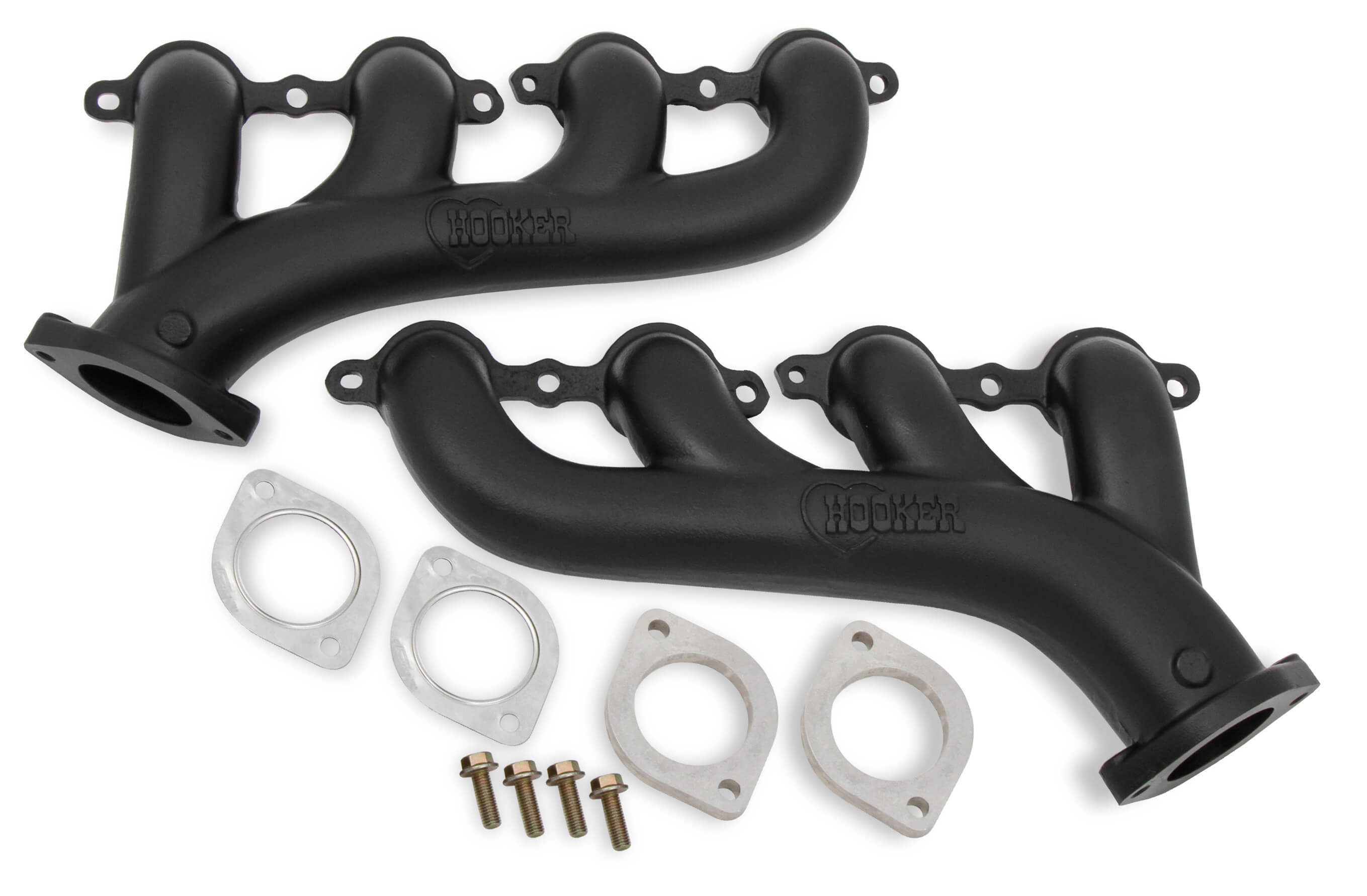HOOKER — HOOKER GM LS Cast Iron Exhaust Manifolds w/2.5in Outlet