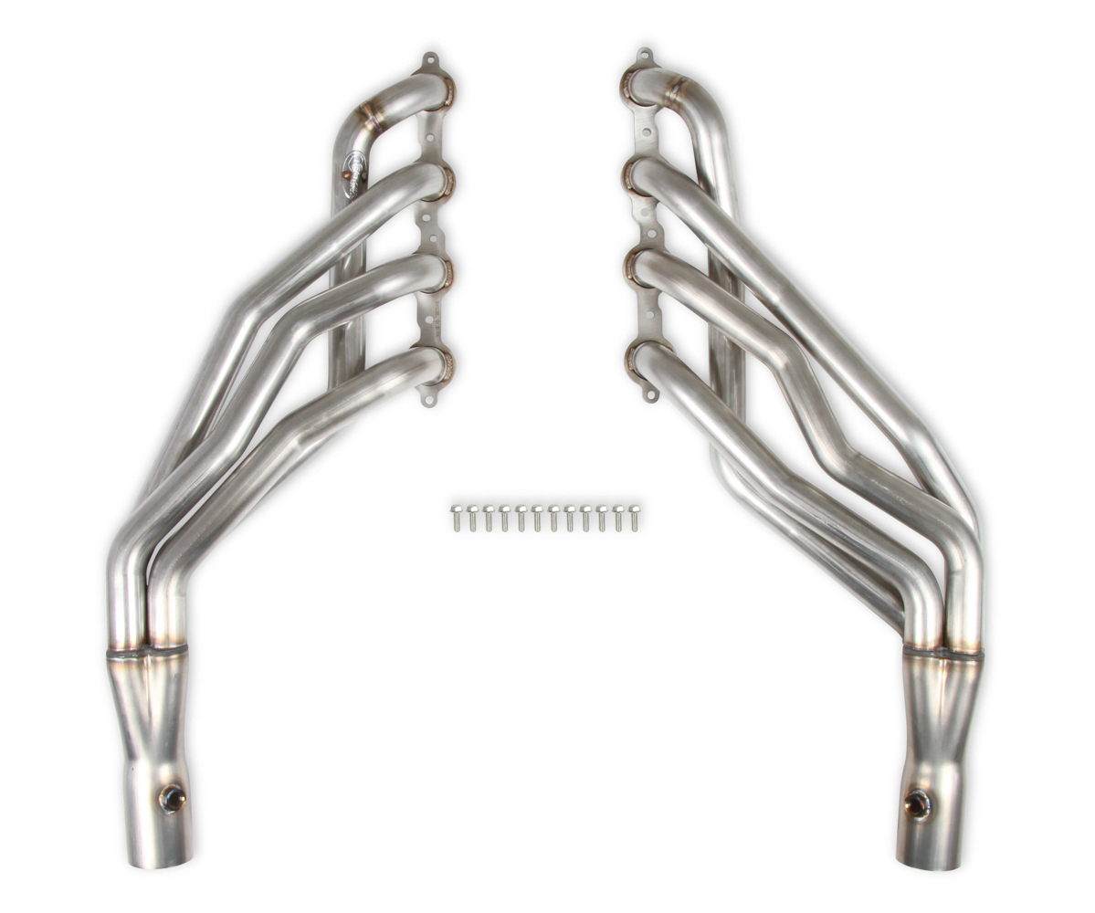 Hooker Headers BH13243 - Headers, Blackheart, 1-7/8 in Primary, 3 in Collector, Stainless, Natural, GM LS-Series, GM Fullsize Truck 1968-74, Kit