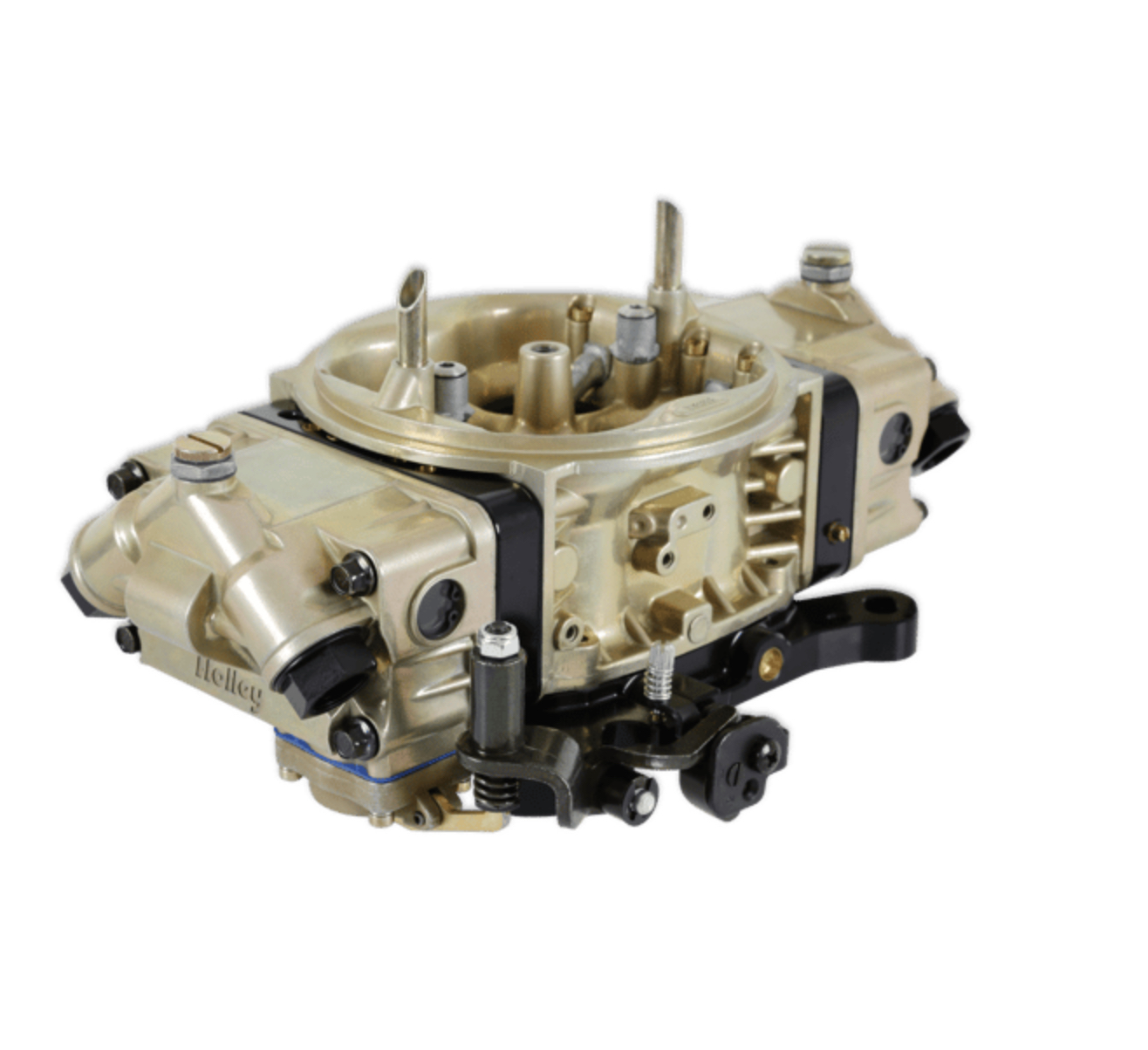 Holley 4150 Classic HP Carburetors 0-80535-2 Carburetors, Model 4150, HP, 750 cfm, Methanol, 4-barrel, Dominator Flange, Mechanical Secondaries, Gold, Down-leg Booster, 2-Circuit, Each thumbnail 6