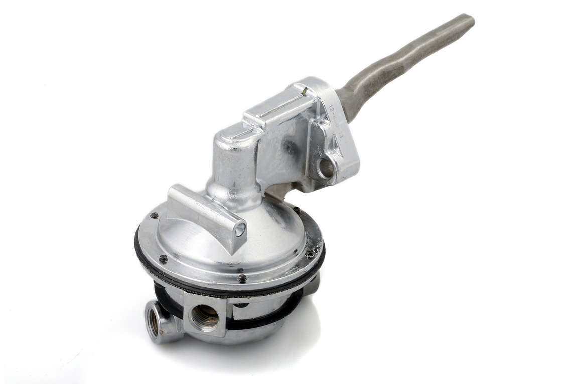 Fuel Pump - Mechanical - 110 gph - 6.5-8 psi - 3/8 in NPT Female Inlet / Outlet - Aluminum - Polished - Gas - Big Block Ford - Each