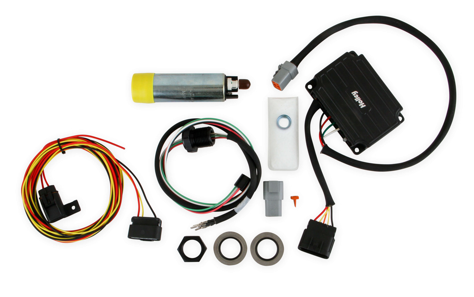 Holley 12-768 Fuel Pump, Electric, In-Tank, 335 gph at 130 psi, Female Straight Cut O-Ring Outlet, 12V, Universal, Kit