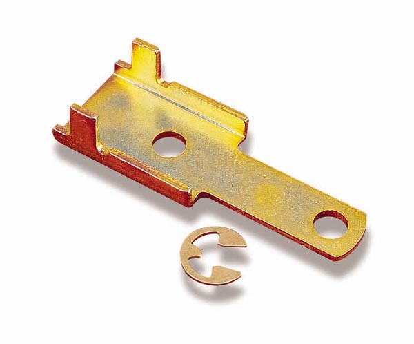 Holley 20-41 Throttle Lever Adapter, Transmission Kickdown, Steel, Cadmium, Ford, Each