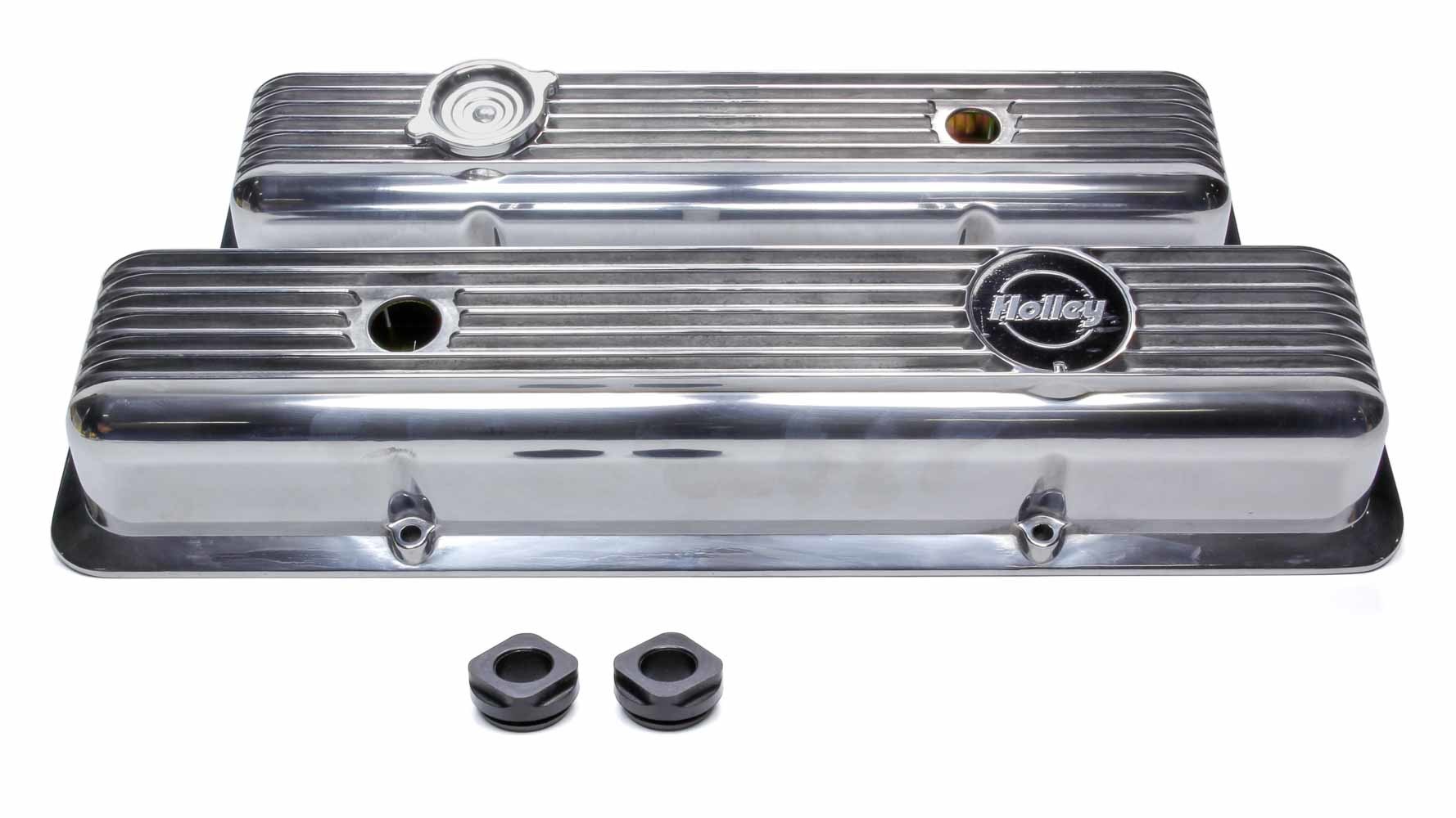 Holley - SBC Muscle Series Valve Covers (pair) -241-137 #HLY241-137