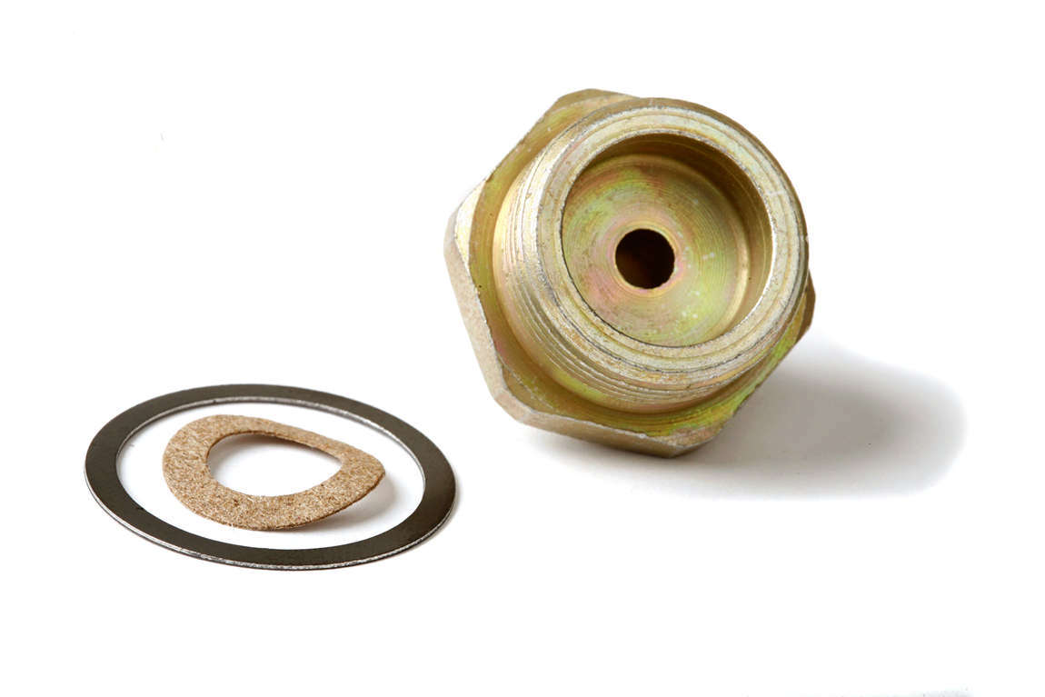 Holley Fuel Fittings 26-28 Fitting, Carburetor Inlet, 7/8-20 in. Male to 7/16-24 in. Female Inverted Flare, 1/4 in. Line, Each thumbnail 3
