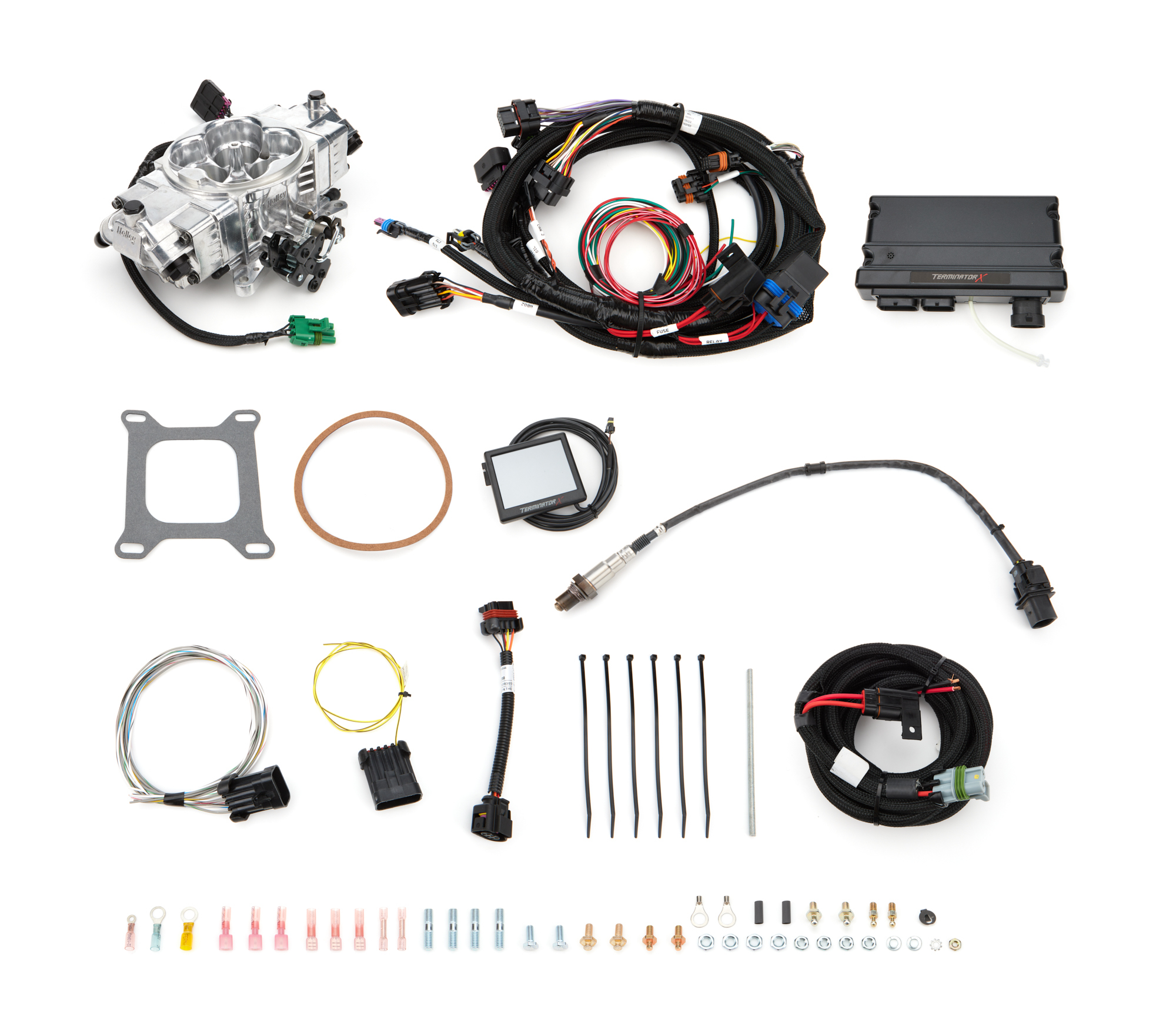 HOLLEY — HOLLEY Terminator X Stealth Kit 4150 Shiny Finish