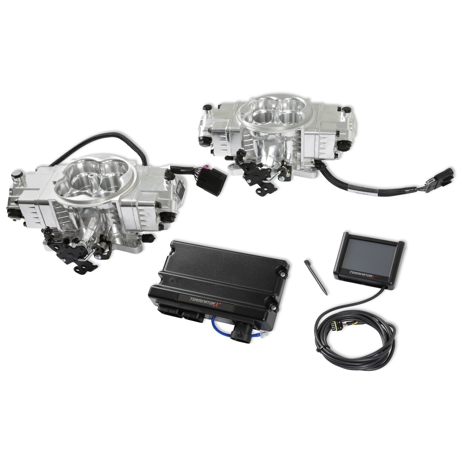 HOLLEY — HOLLEY Terminator X Stealth Kit 4150 2X4 - Shiny