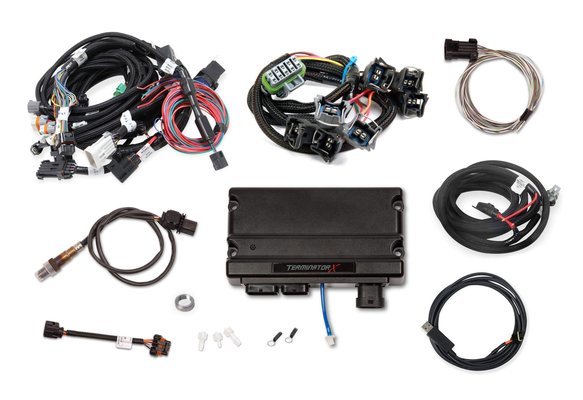 Holley Terminator X Engine Management Systems 550-1220 Systems, X, Up to 8-EV1 Injectors, 8-Coils, Analog, O2 Sensor, Plug-and-Play, USB Tuning Cable, Ford, 4.6L, 5.4L, Kit thumbnail 2
