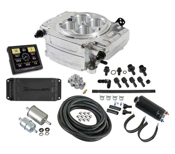 HOLLEY — HOLLEY Sniper 2 EFI Master Kit Polished w/PDM