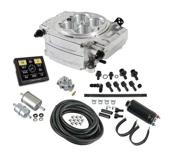 HOLLEY — HOLLEY Sniper 2 EFI Master Kit Polished wo/PDM
