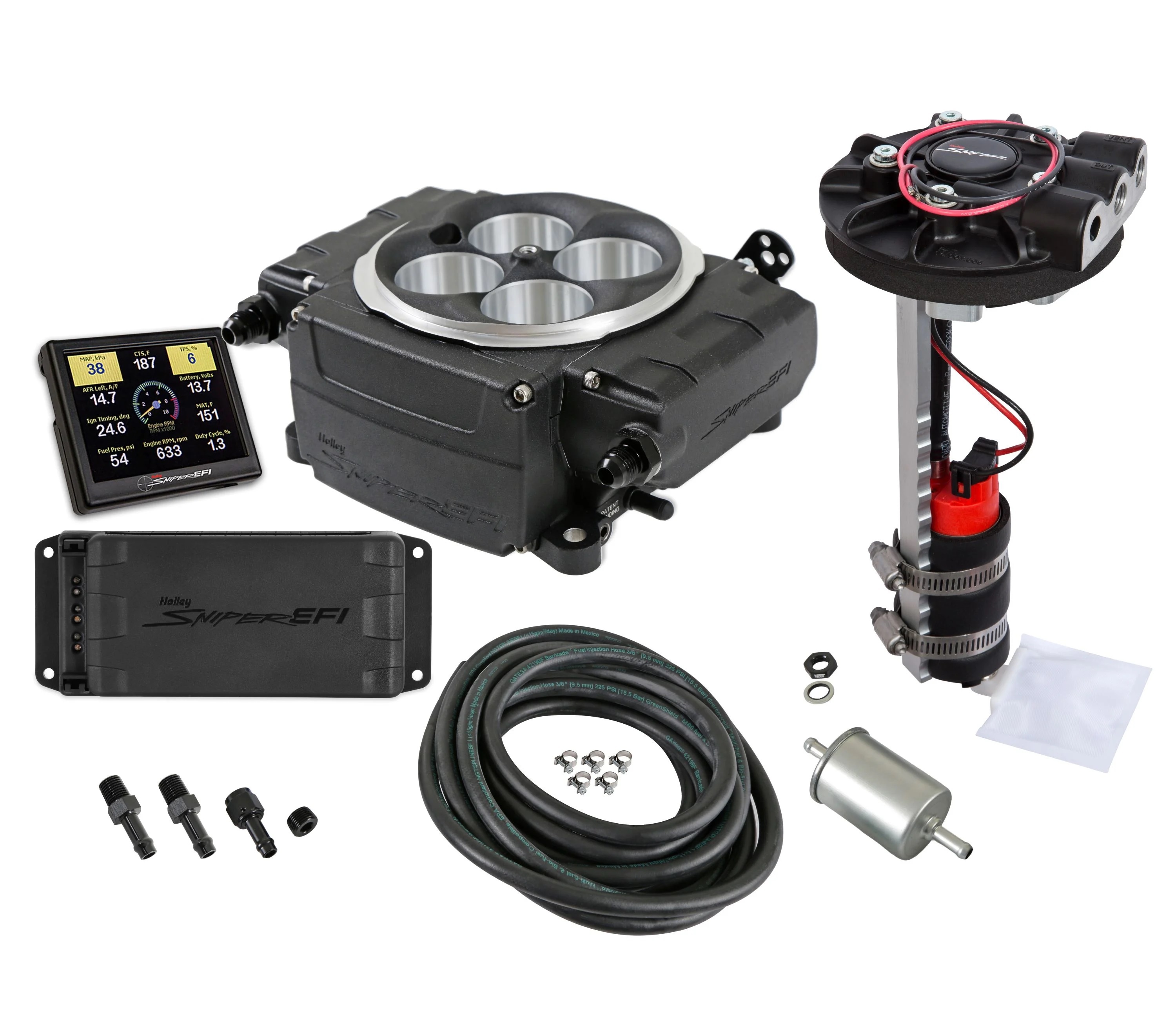 HOLLEY — HOLLEY Sniper 2 EFI Kit w/PDM Black