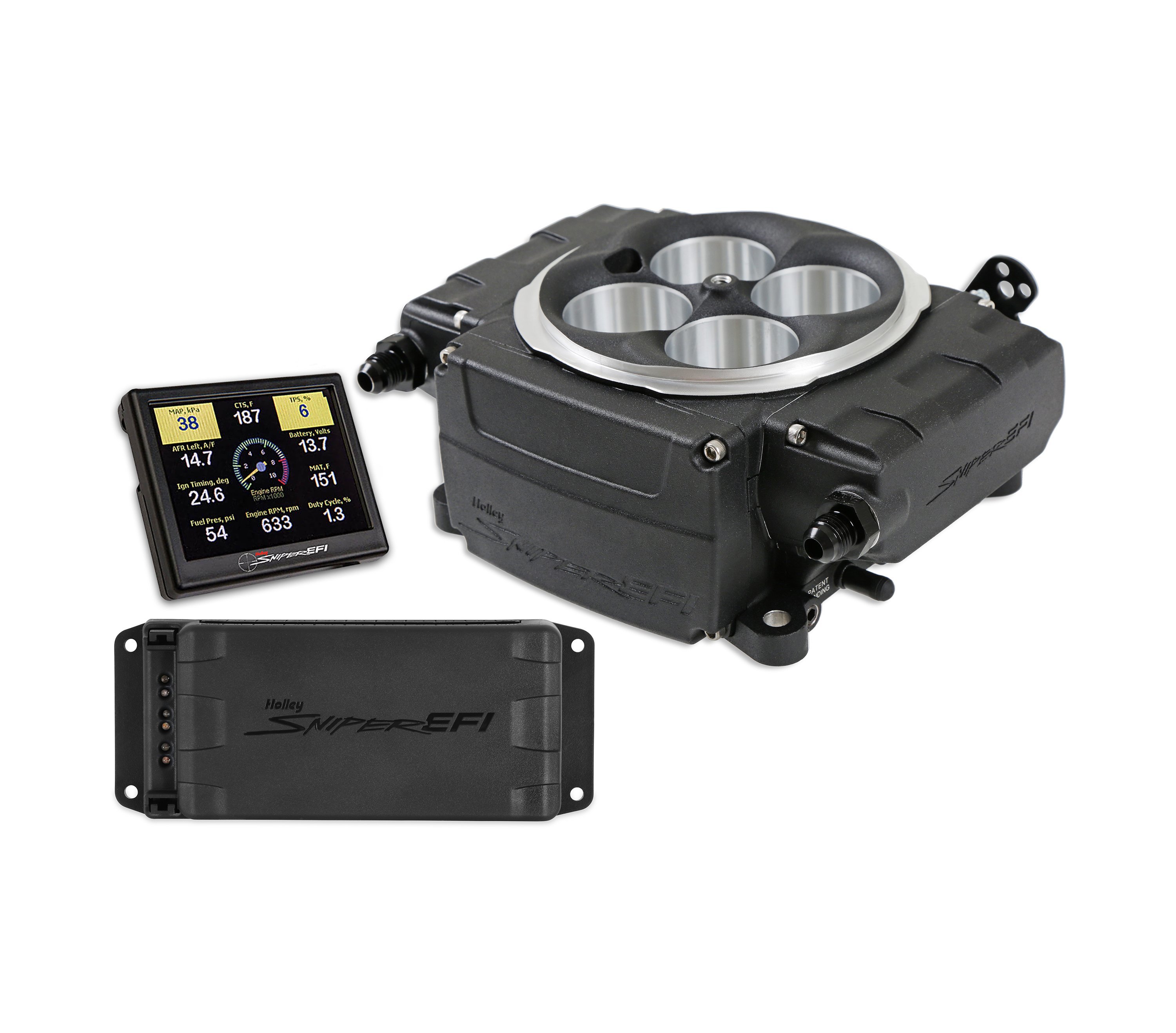 HOLLEY — HOLLEY Sniper 2 EFI Kit Black w/PDM