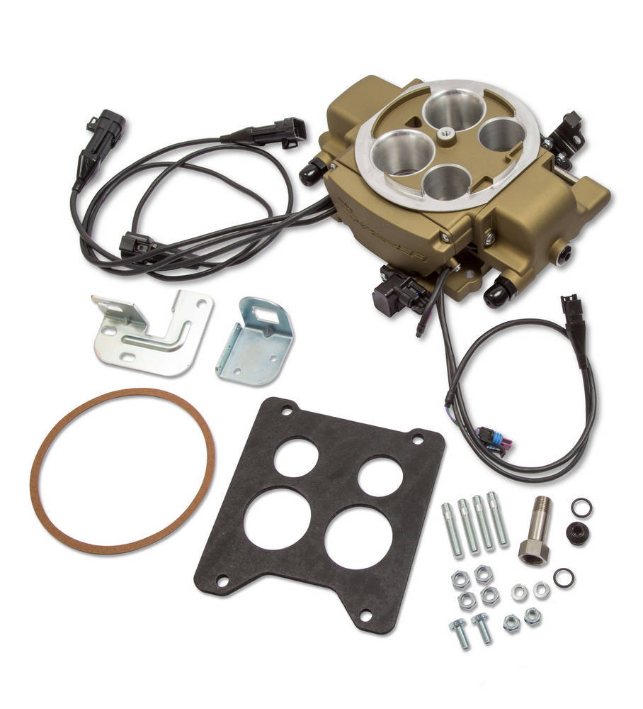 HOLLEY — HOLLEY Sniper EFI Quadrajet Kit Gold Finish