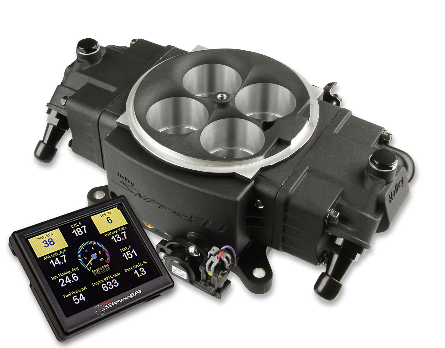 HOLLEY — HOLLEY Sniper EFI Stealth 4150 Black Finish