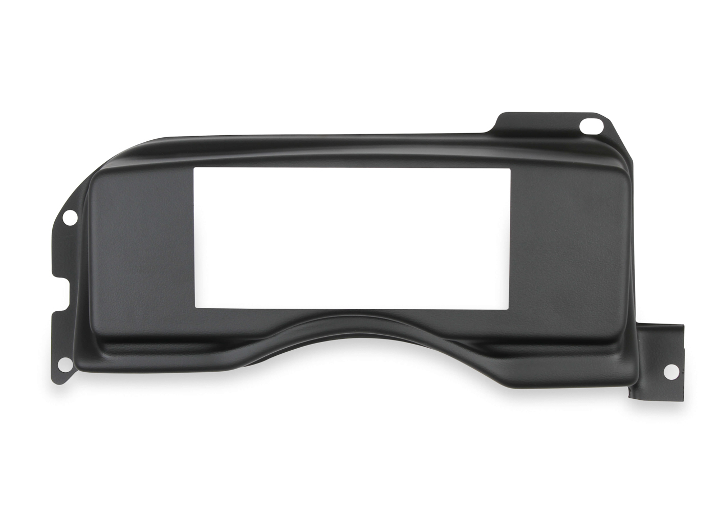 Holley 553-406 Gauge Mounting Panel, Holley EFI, Dash Bezel, Plastic, Black, Ford Mustang 1987-93, Each
