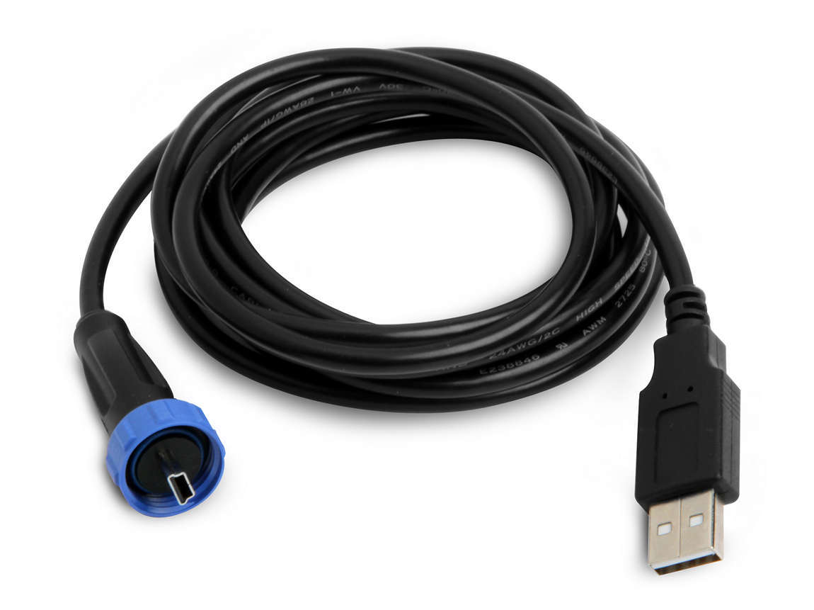 Holley 558-409 Data Transfer Cable, USB to Mini USB, Sealed, 7 ft Length, Holley EFI Kits, Each