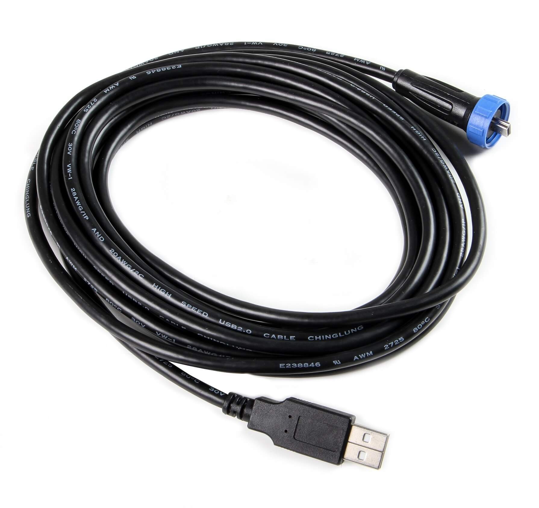 Holley 558-438 Data Transfer Cable, USB to Mini USB, Sealed, 15 ft Length, Holley EFI Kits, Each