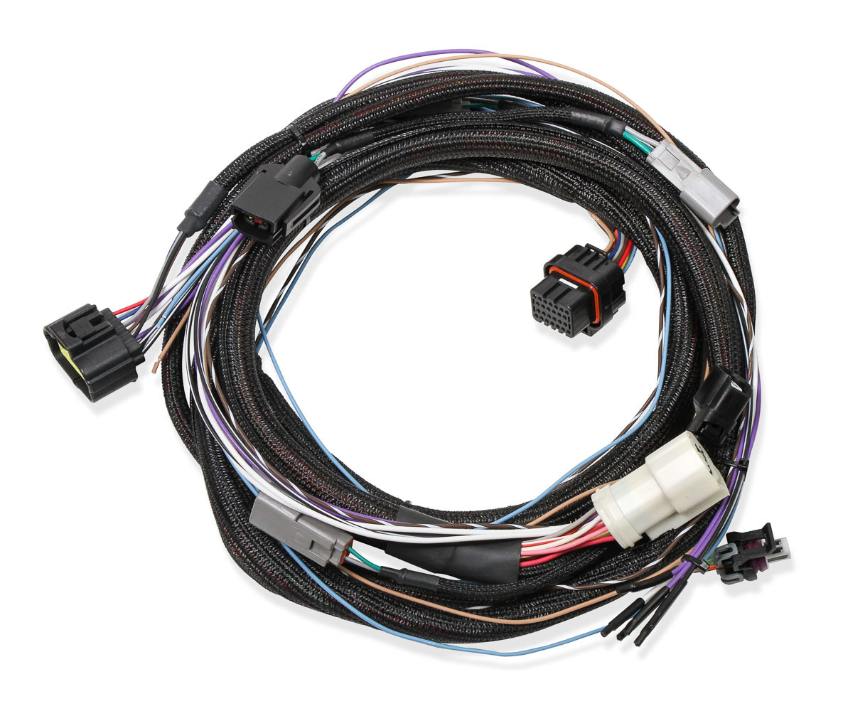 Holley 558-470 Transmission Wiring Harness, Plug-N-Play, j4 Connector, 4R70W / 4R75W, Ford, Each