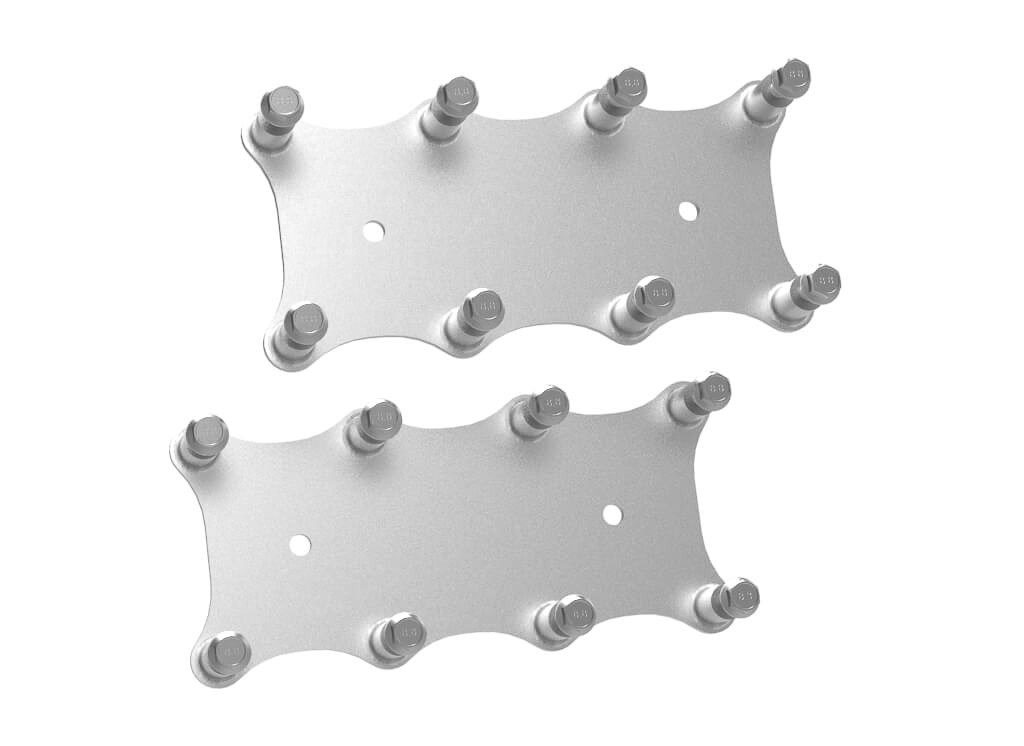 Holley 561-123 Ignition Coil Bracket, Coil Pack Style, Coil Mount Hardware Included, Aluminum, Natural, GM LS-Series, Pair