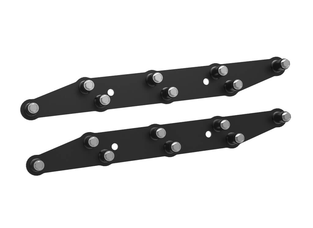 Holley 561-127 Ignition Coil Bracket, Coil Pack Style, Coil Mount Hardware Included, Aluminum, Black Powder Coat, GM LS-Series, Pair