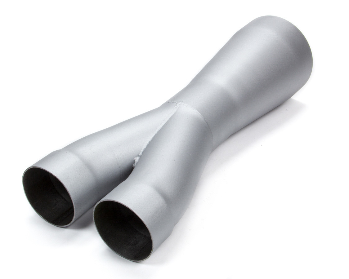 Howe Racing H2022 Exhaust Y-Pipe, 3 in Inlets, 5 in Outlet, Steel, Gray Paint, Each