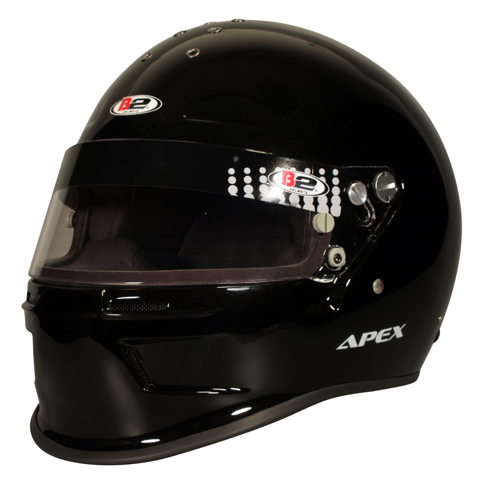 Head Pro Tech 1531A12 Helmet, Apex, Full Face, Snell SA2020, Head and Neck Support Ready, Black, Medium, Each