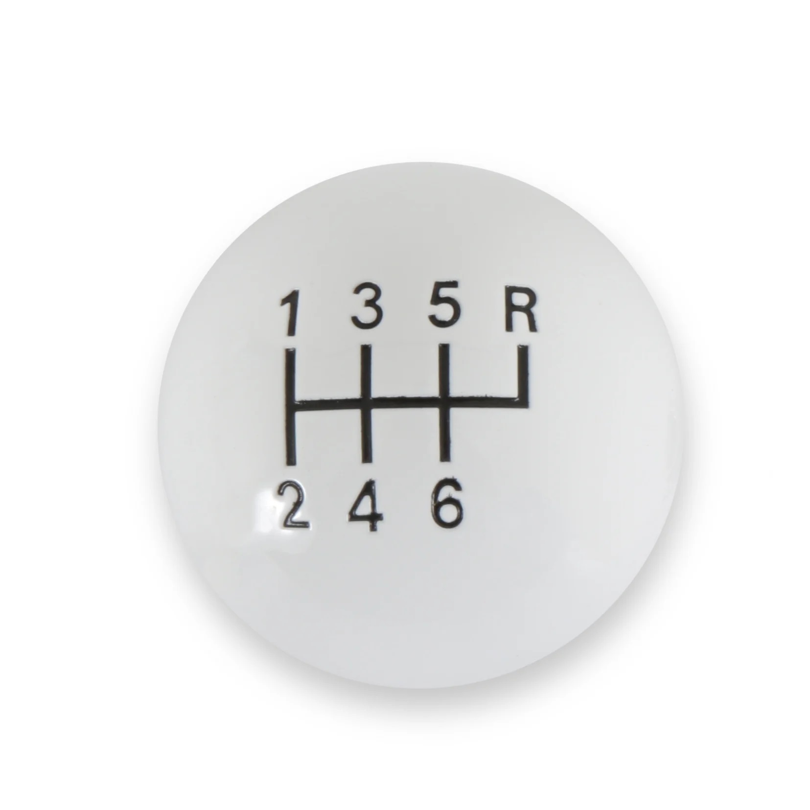 HURST — HURST Classic 6-Speed Shift Knob White (3/8-16)