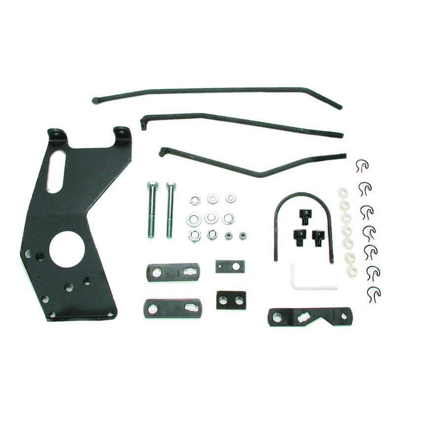 Hurst 373-7919 Shifter Installation Kit, Arms / Brackets / Hardware, Steel, Saginaw, Hurst Competition / Plus, GM Fullsize Car, Kit