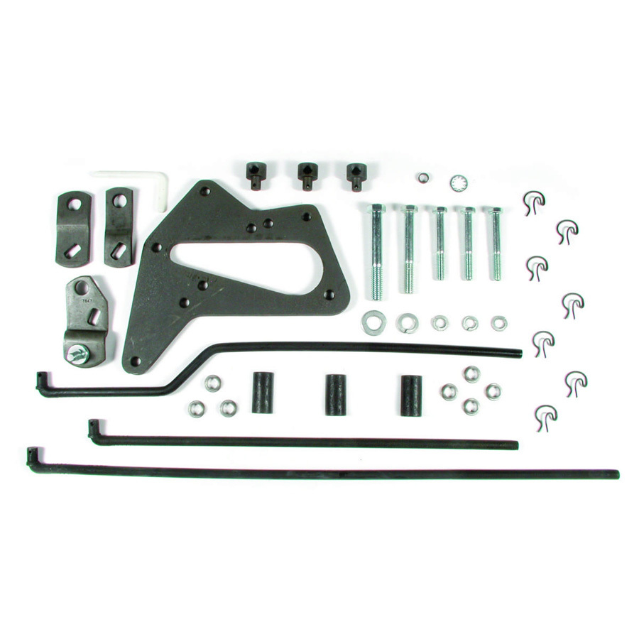 Hurst 373-8615 Shifter Installation Kit, Arms / Brackets / Hardware, Steel, Toploader, Hurst Street Super / Shifter, Ford, Kit