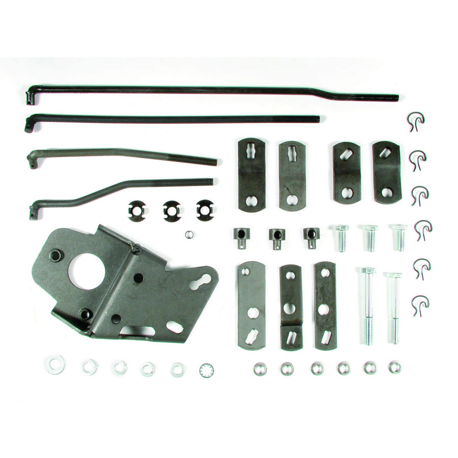 Hurst 373-8616 Shifter Installation Kit, Arms / Brackets / Hardware, Steel, Muncie / T10, Hurst Street Super / Shifter, GM, Kit