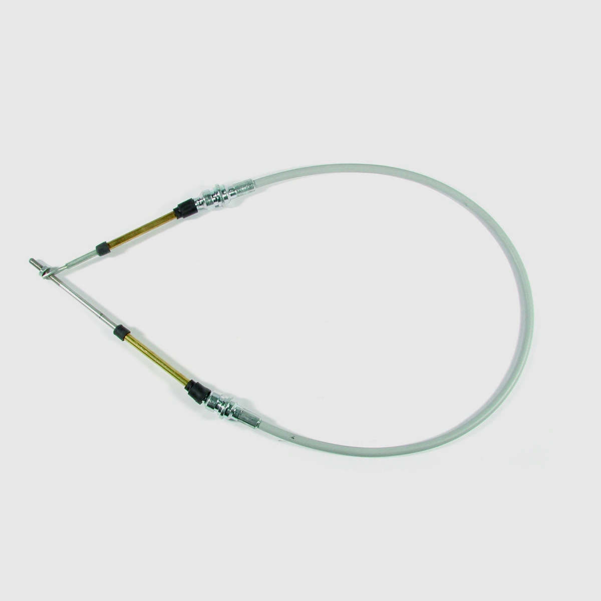 Hurst 500-0023 Shifter Cable, 3 ft Long, Stainless Cable, Plastic Liner, Gray, Hurst Auto Stick 3/Quarter Stick / Quarter Stick 2, Each