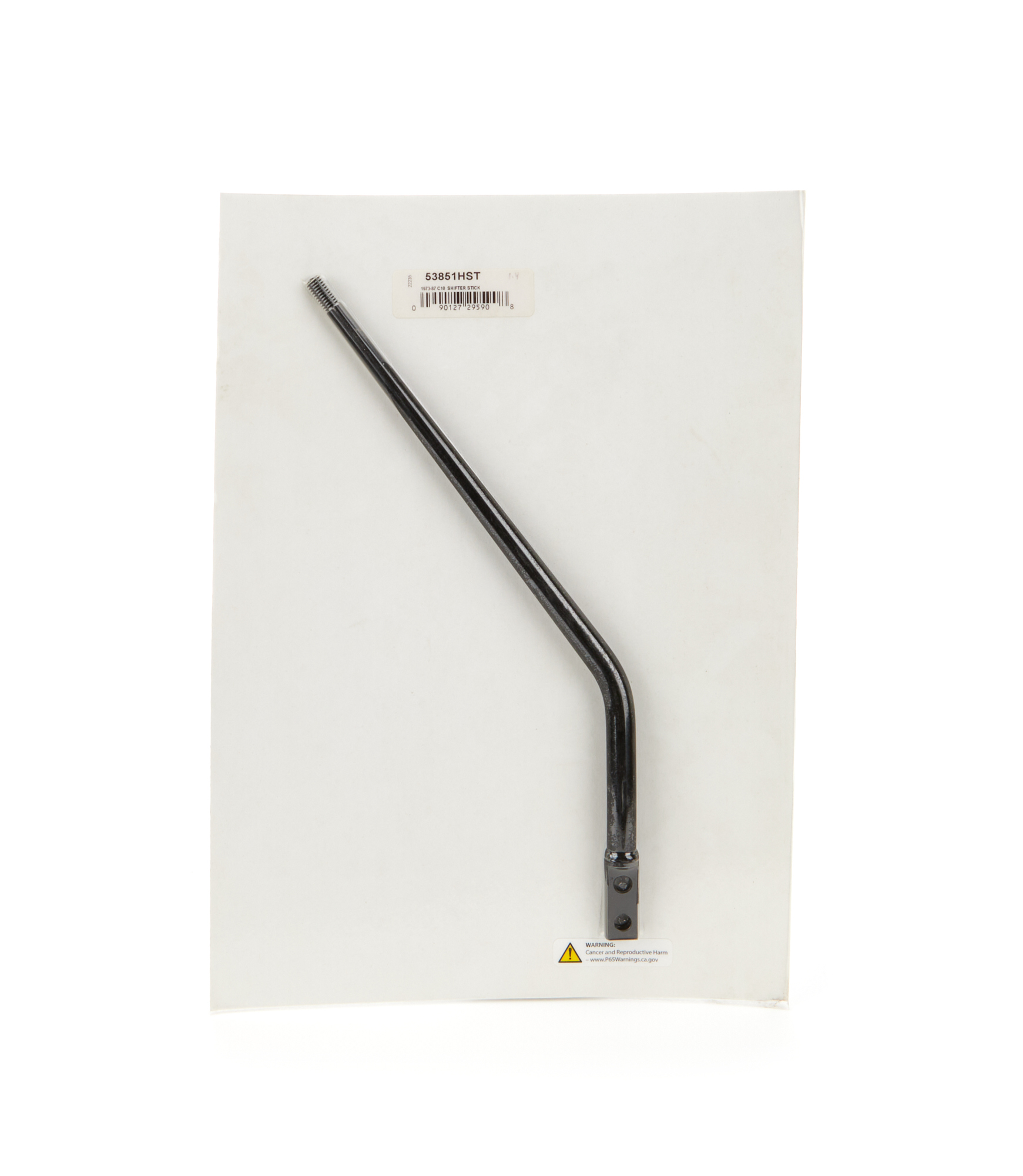 Hurst Tube Style Shifter Sticks 53851HST Stick, Steel, Satin Black, Lay Back, 12.50 in. Length, 6.50 in. Layback, 3/8 in.-16 Threads, Universal, Each thumbnail 5