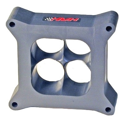 High Velocity Heads SS4150-2N Carburetor Spacer, Super Sucker, 2 in Thick, 4 Hole, Square Bore, Plastic, Each